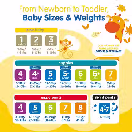 Thumbnail: Mamia Newborn Dry Fast Size 3, 4-9kg, 56 Nappies