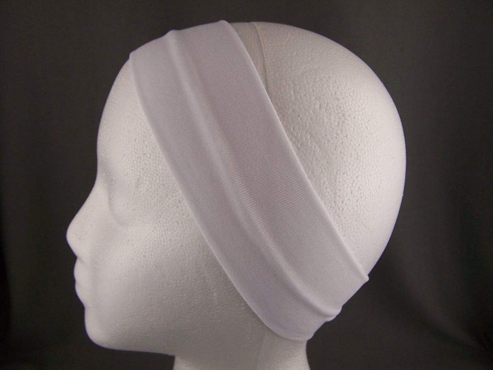 Thumbnail: Get Ahead Fabric Headbands - Black, White & Grey 3-Pack