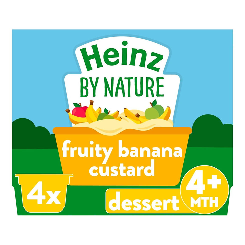 Thumbnail: Heinz Fruity Banana Custard 4-36 Months, 4 x 100g