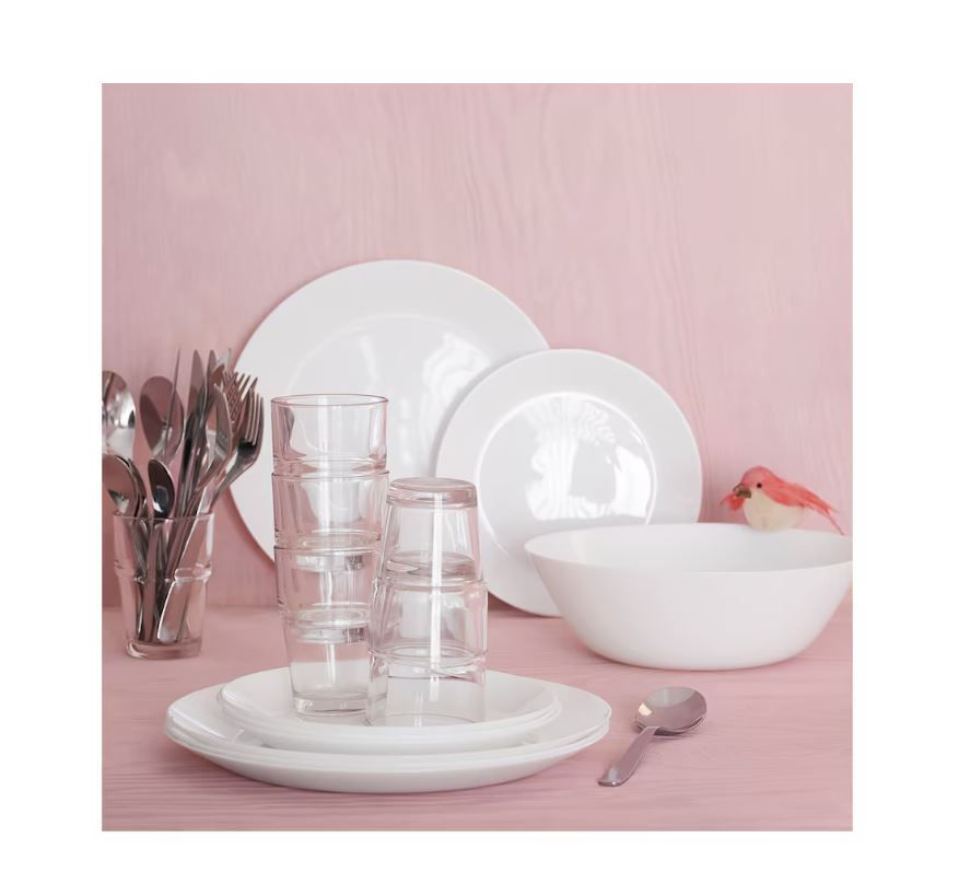 Thumbnail: MOPSIG 16-piece cutlery set, stainless steel by IKEA