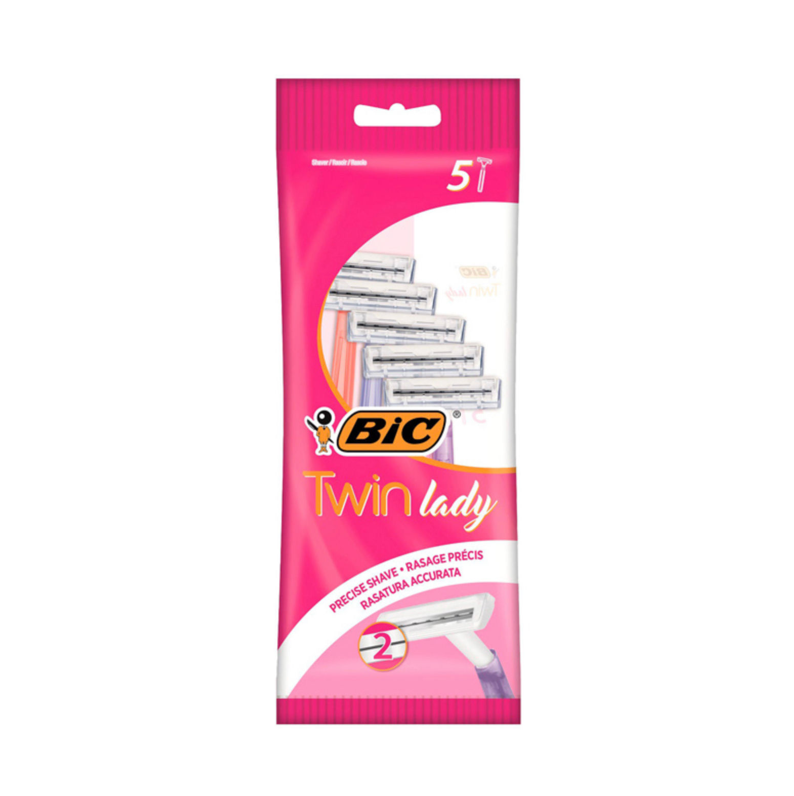 Twin Lady Sensitive Razors, 5-Pack by BIC