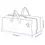 Thumbnail: FRAKTA Trunk for Trolley, Blue, 76 l by IKEA