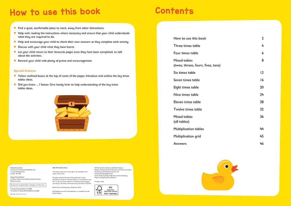 Thumbnail: Times Tables Ages 7-11, Collins Easy Learning