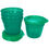 Thumbnail: Munchies On The Move Kids Snack Pot 4-Pack, Green