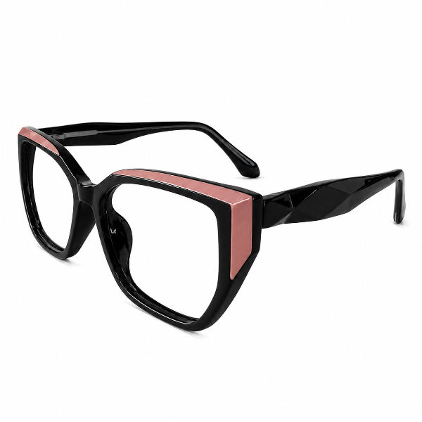 Miniatura: Óculos feminino elegante Lady Noir NT6147 em preto e rosé com design sofisticado
