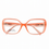 Miniatura: Óculos de Grau Malena Salmão – Retrô Chic | Tamanho G