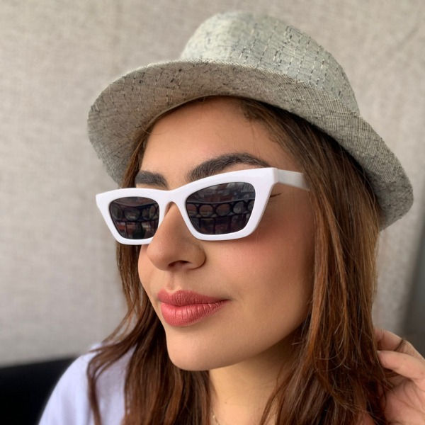Miniatura: Óculos de Sol Feminino Neve | Branco  Edge  Atemporal