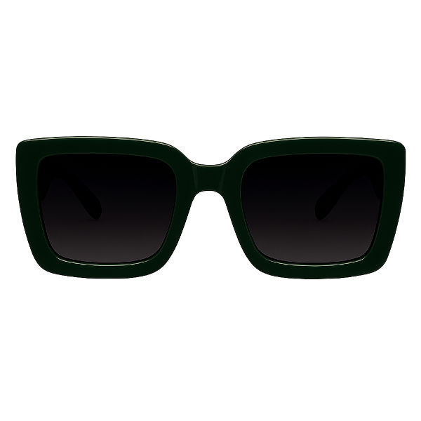 Miniatura: Óculos de Sol Feminino Quadrado Green Joelma – UV400