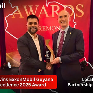 Guysons K+B Industries Wins ExxonMobil Guyana Partnership Excellence 2025 Award