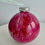 Thumbnail: Raspberry Pink Glass Ornament