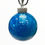 Thumbnail: Shades of Blue and Silver Metallic painted Glass Ball Ornament