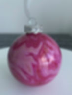 Thumbnail: Pink Glass Ornaments