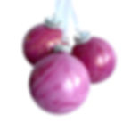 Thumbnail: Pink Glass Ornaments