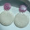 Thumbnail: Sterling Silver Ivory and Pink Earrings