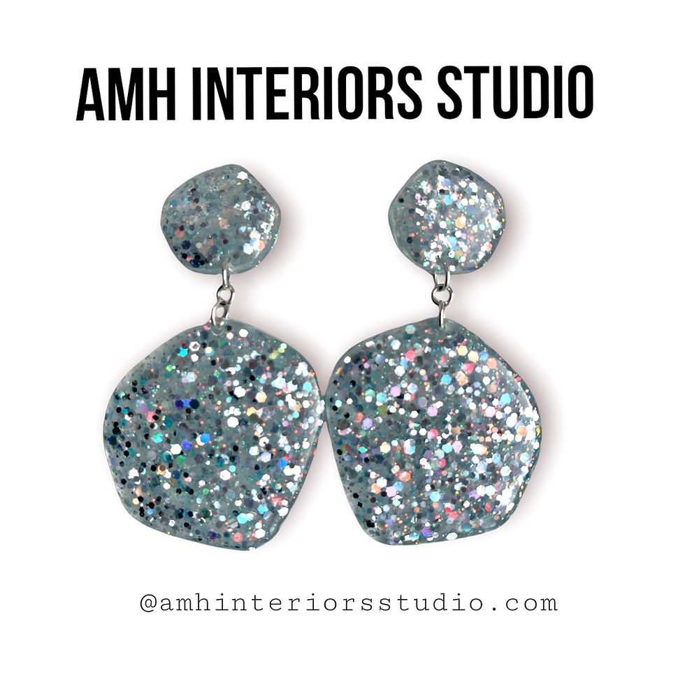 Thumbnail: Sterling Silver Blue Earrings