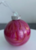 Thumbnail: Pink Glass Ornaments