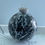 Thumbnail: Black and Grey Glass Ornament