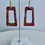 Thumbnail: Rainbow Resin Glass Earrings