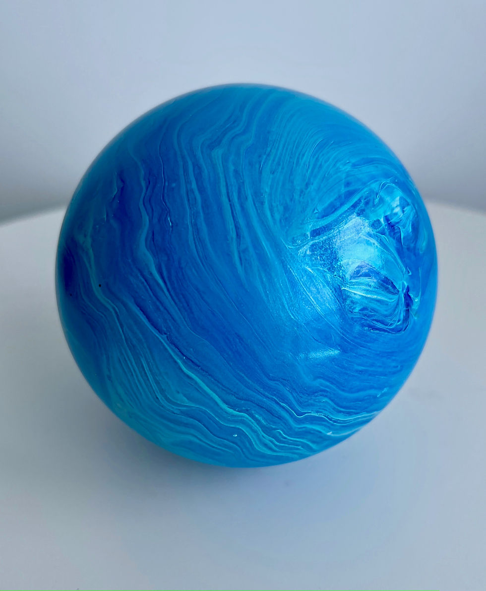 Thumbnail: Blue Glass Ornament