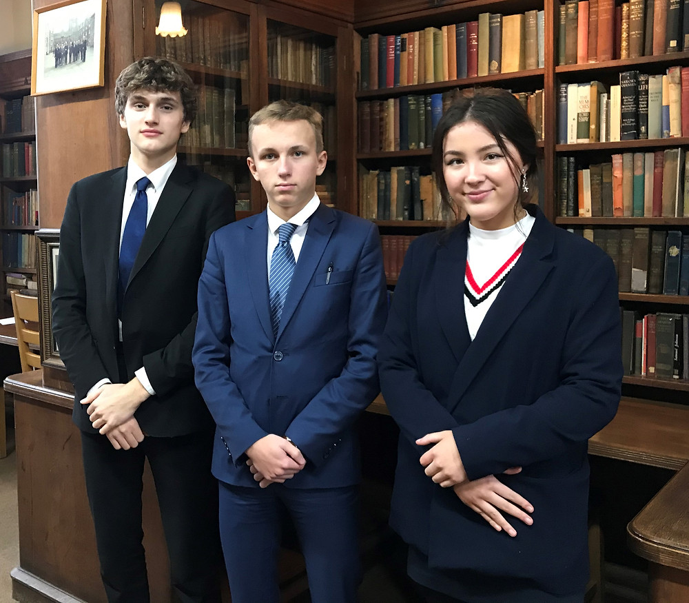 Students from King William’s College challenging for the Conrad Challenge and a place at the Kennedy Space Center