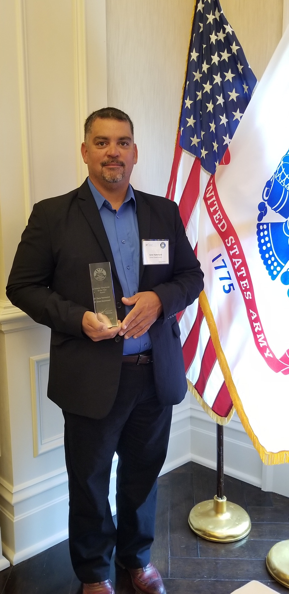 Gene Hammond, Senior Systems Engineer and Veteran Employee of the Year 2019