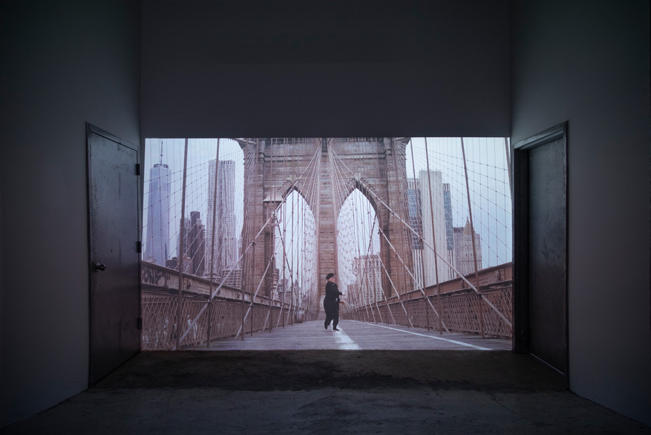3a Install View Projection Wall BK alone