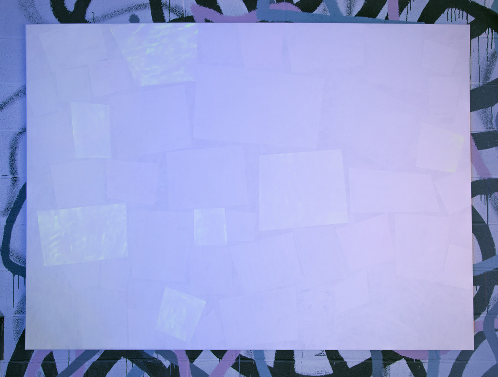 Protest Painting 3 (Black Light)