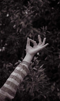 Hand shot finger to thumb