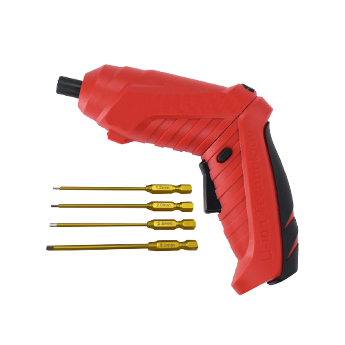 SpeedTek RC Electric Mini Screwdriver w/ Metric Hex Driver Set (1.5/2.0