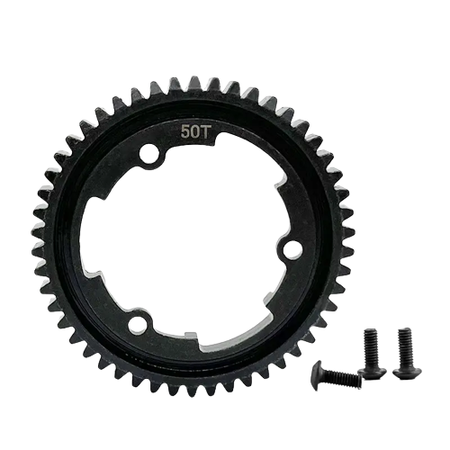 SpeedTek RC Hardened Steel Mod 1 Spur Gear (50T) for ERevo, XO1, Maxx