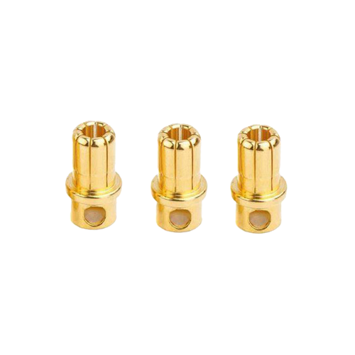 SpeedTek RC 8.0mm High Current Bullet Connectors (3 Male) SpeedTek RC