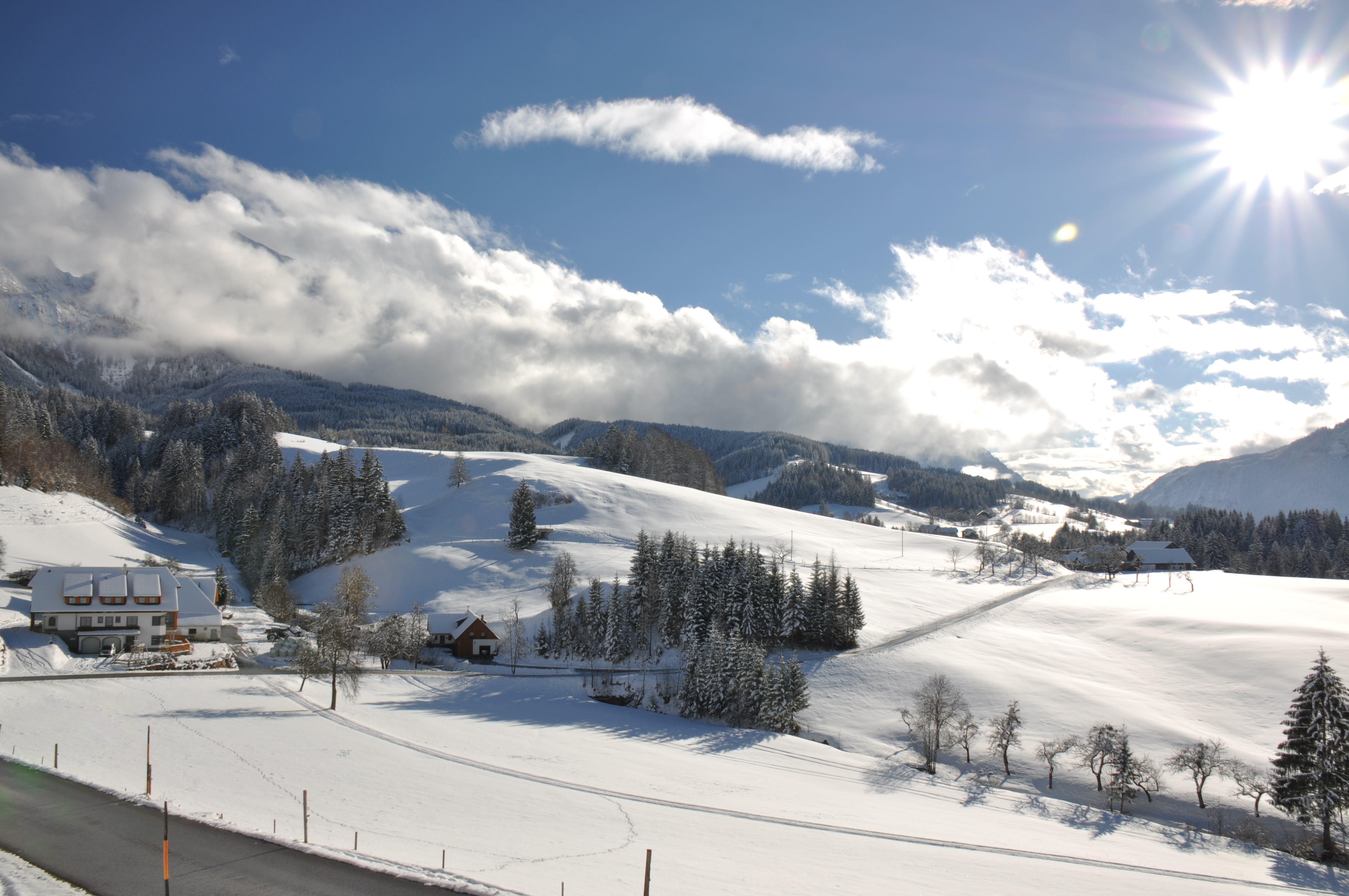 Ausblick im Winter