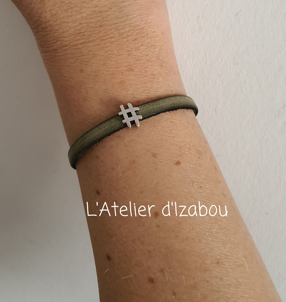 Miniature : Bracelet hashtag !