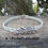 Miniature : Bracelet femme cuir/daim gris moucheté et passant plume