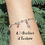 Miniature : Bracelet femme chaîne étoile, pompons gris et noir, gouttes d'eau