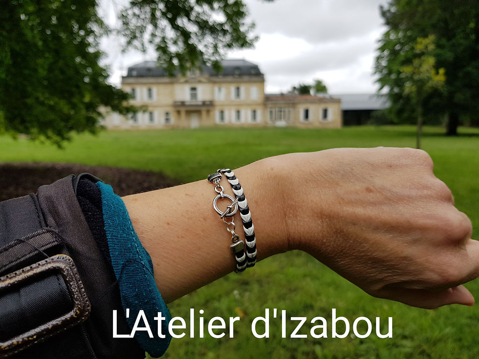 Miniature : Bracelet noir et blanc ! 