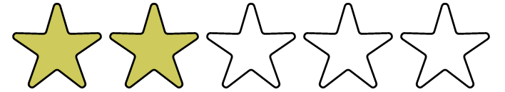 2 out of 5 stars