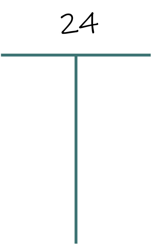 Blank factor tree with 24