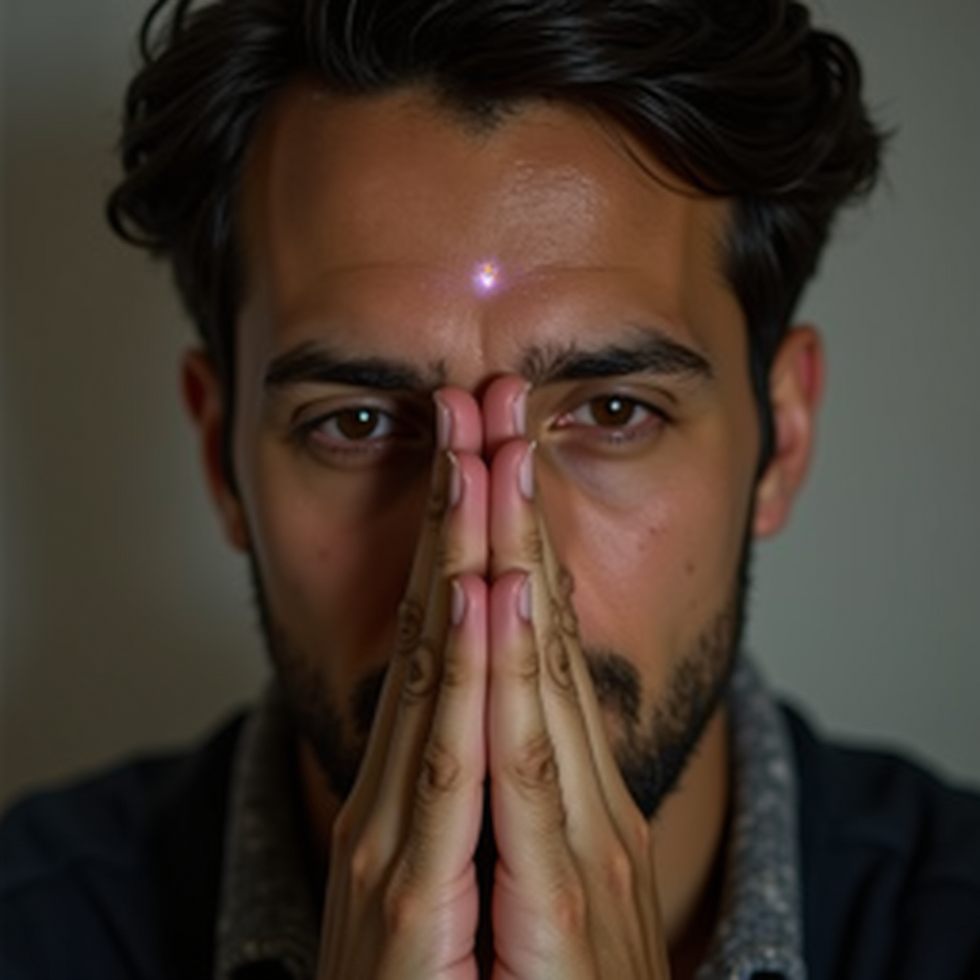 Musician experiencing self-doubt and loss of confidence under performance pressure