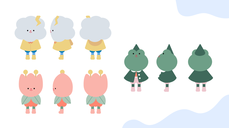 Illustrator Character Turnarounds