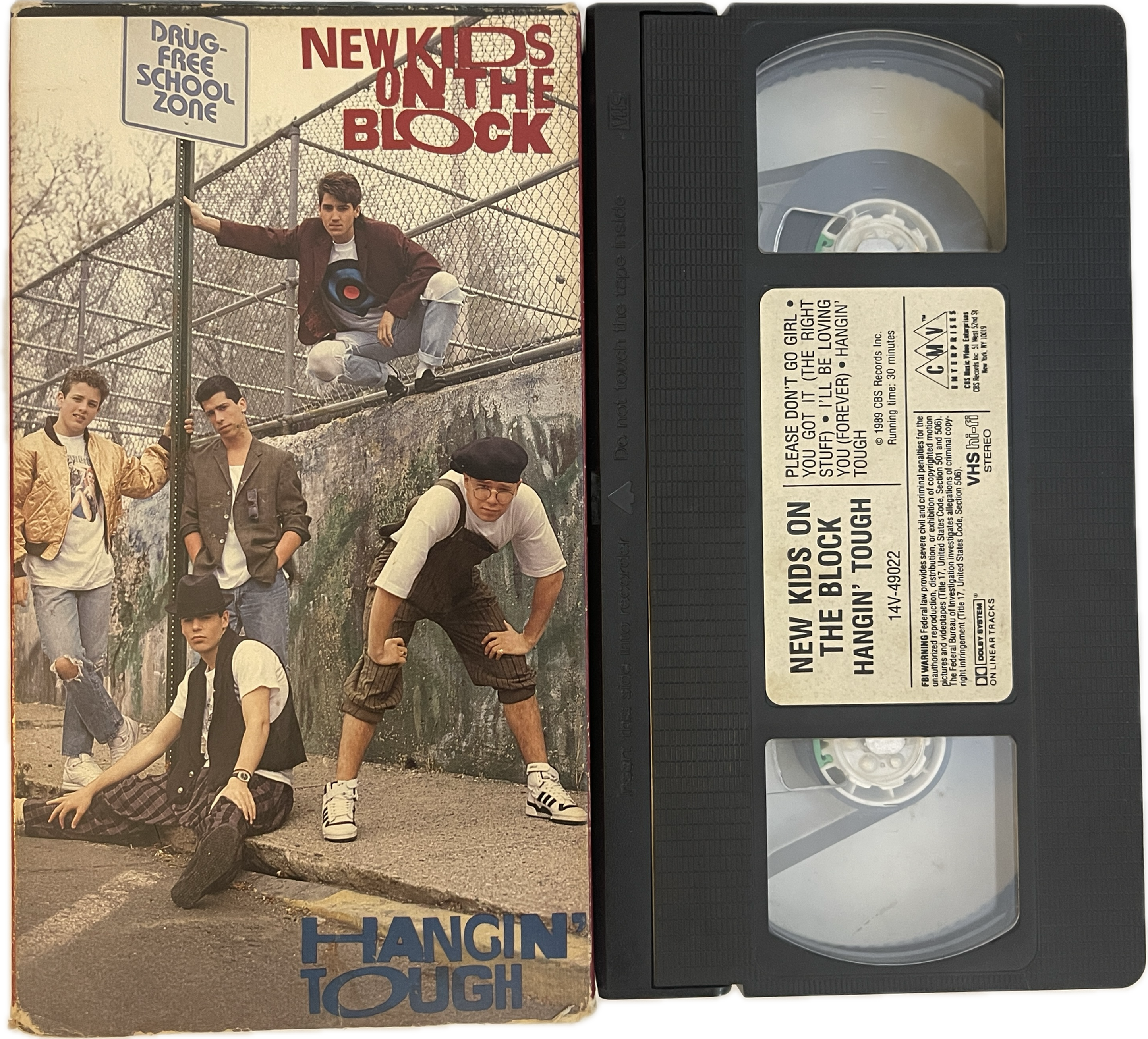 New Kids on the Block - Hangin' Tough [USED][VHS]