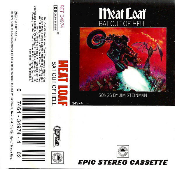 Meat Loaf Bat Out of Hell [USED][CASSETTE] Heavy Heads Records