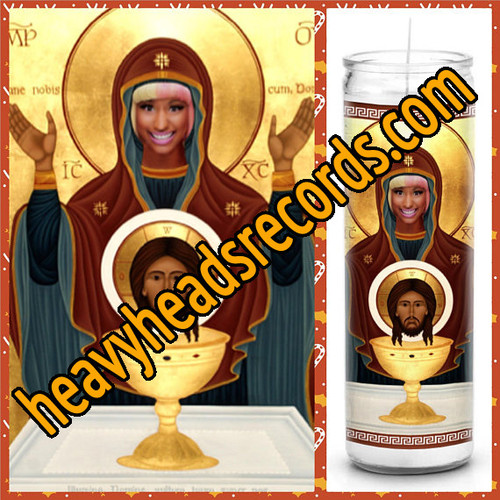Nicki Minaj Celebrity Prayer Candle Heavy Heads Records https