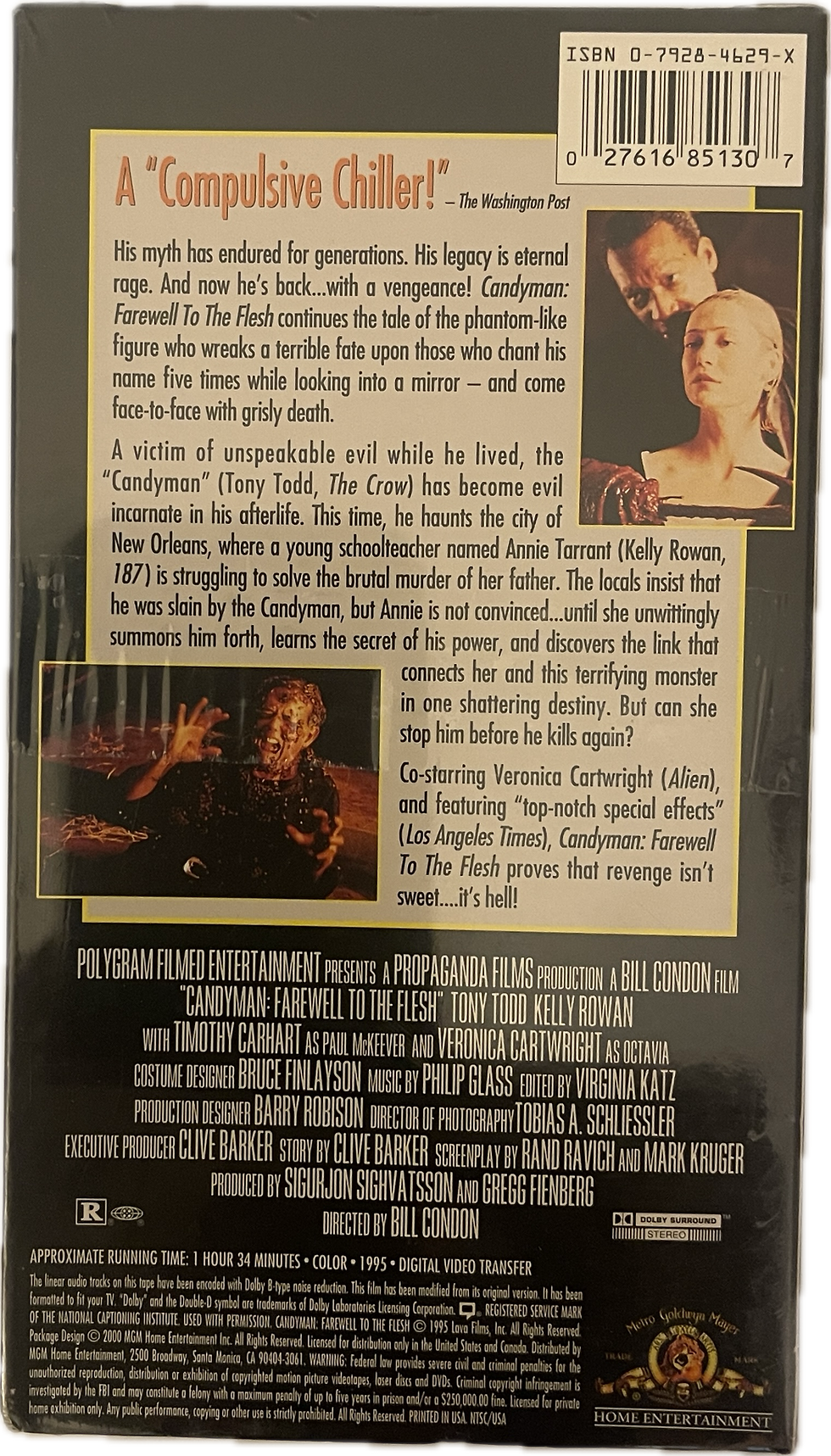 Thumbnail: Candyman - Farewell to the Flesh [SEALED][VHS]