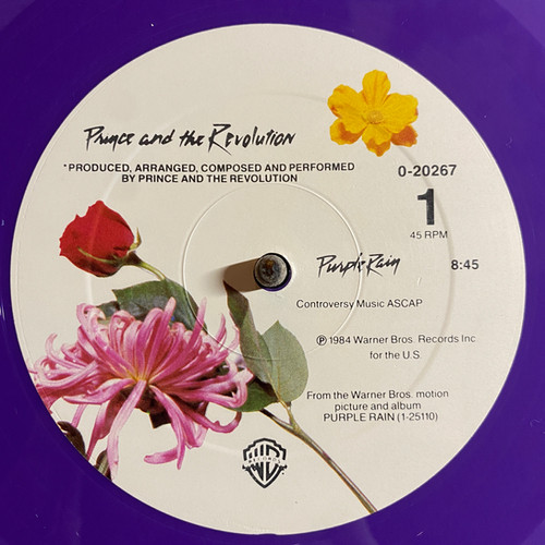 Prince - Purple Rain [USED][12 INCH SINGLE][PURPLE VINYL] | Heavy
