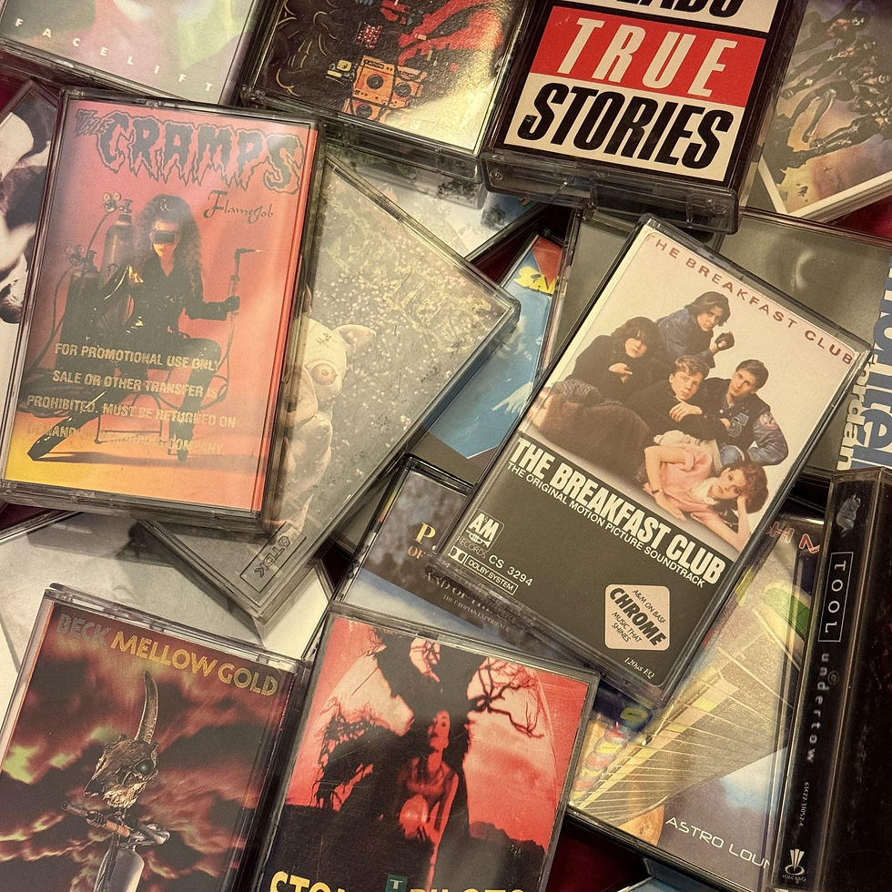 Cassette Tape Collage Vintage