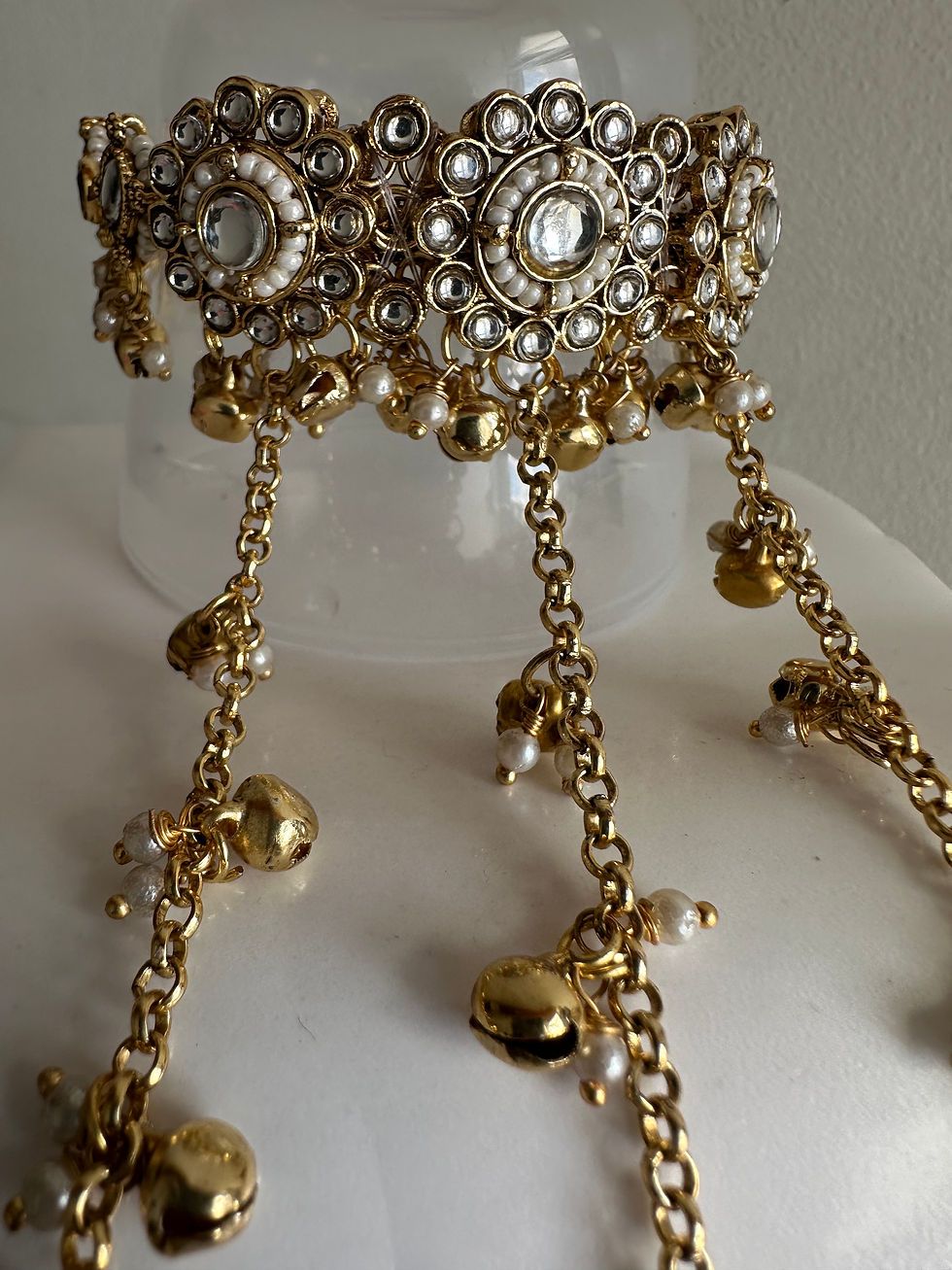Thumbnail: Kashmiri Bracelet with rings 