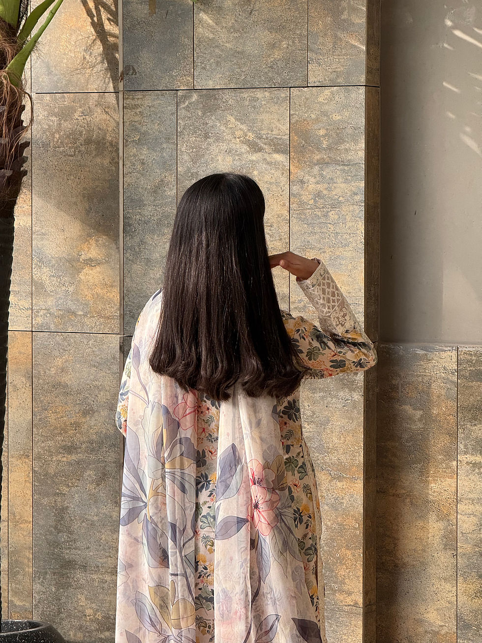 Thumbnail: Floral Lawn Frock 