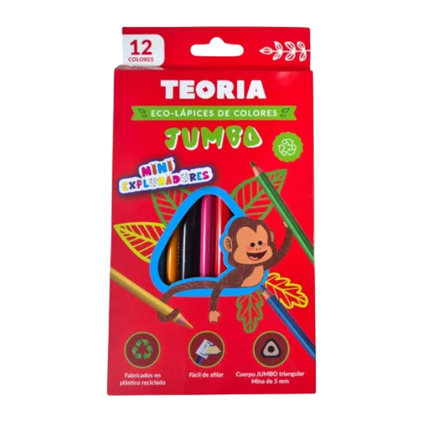 Lapices de colores ECO jumbo x12