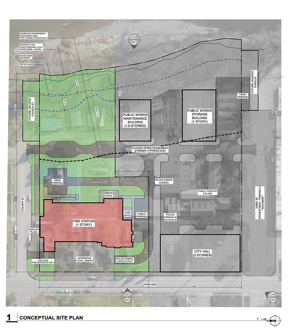 Graphic-Shoreline Permit Plan & Perspectives (B&W)B